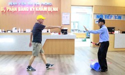 Bệnh viện Nhi Hải Phòng diễn tập xử lý tình huống khi nhân viên bị tấn công