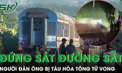 Đứng sát taluy đường sắt, người đàn ông bị tông tử vong dù tàu đã phanh gấp