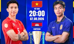 Kênh và link xem trực tiếp đội tuyển Việt Nam vs Campuchia tối 7/8