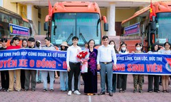 Những 'chuyến xe 0 đồng' đưa sinh viên Hà Tĩnh ra Hà Nội