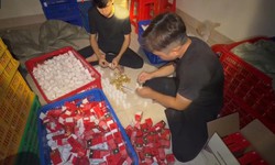 Cận cảnh ‘xưởng’ sản xuất thuốc An Cung giả từ bột mì, hóa chất