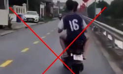 Xử lý thiếu niên lái xe không đội mũ, lạng lách, đánh võng 