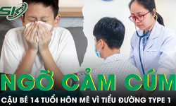 Ngỡ cúm thông thường, cậu bé 14 tuổi hôn mê vì tiểu đường type 1