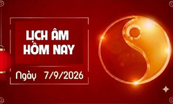 Âm lịch hôm nay 8/9 - Lịch âm 8/9 - Lịch vạn niên ngày 8/9/2026