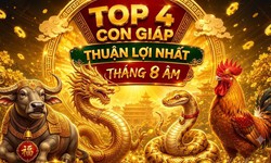 Top 4 con giáp may mắn, bứt phá mạnh nhất tháng 8 âm lịch 2026