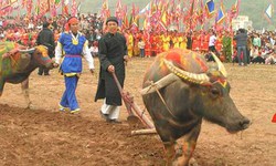Khai xu&#226;n bằng lễ hội Tịch điền