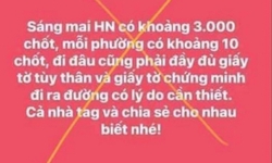 Xử phạt 12,5 triệu đồng người tung tin thất thiệt “H&#224; Nội c&#243; khoảng 3.000 chốt”