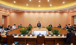 Chủ tịch UBND TP H&#224; Nội Nguyễn Đức Chung: Tăng cường xử phạt c&#225;c trường hợp kh&#244;ng đeo khẩu trang