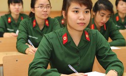 Điểm sàn xét tuyển các trường quân đội thấp nhất là 15 điểm