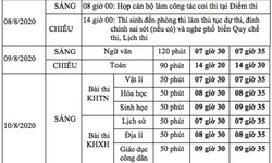 Bộ GD&amp;ĐT công bố lịch thi tốt nghiệp THPT năm 2020