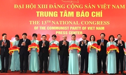 Khai trương Trung t&#226;m B&#225;o ch&#237; Đại hội XIII của Đảng