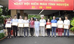 Hơn 100 công nhân viên Mekophar đã tham gia hiến 119 đơn vị máu