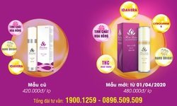 Kiều Xu&#226;n serum ch&#237;nh thức thay đổi bao b&#236;, c&#244;ng thức, hiệu quả