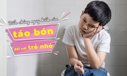 Biến chứng nguy hiểm của t&#225;o b&#243;n đối với trẻ nhỏ