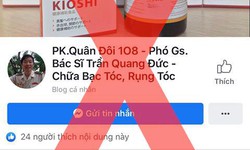 Bệnh viện TW Qu&#226;n đội 108 kh&#244;ng sản xuất thuốc điều trị bạc t&#243;c, rụng t&#243;c, thuốc trị n&#225;m