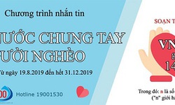 Sau 1 ng&#224;y khởi động nhắn tin ủng hộ người ngh&#232;o tiếp nhận được 1,1 tỷ đồng