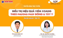 Truyền h&#236;nh trực tuyến: Điều trị hiệu quả vi&#234;m xoang theo phương ph&#225;p Đ&#244;ng T&#226;y y kết hợp