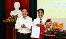 Nghệ An: Công bố quyết định bổ nhiệm Phó Giám đốc Trung tâm Huyết học - Truyền máu