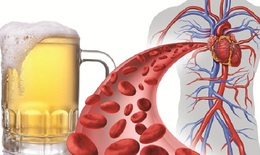 Uống rượu không có lợi cho sức khỏe tim mạch