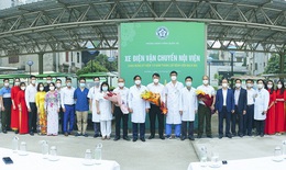 Bệnh viện Bạch Mai thay mới đội xe vận chuyển nội viện