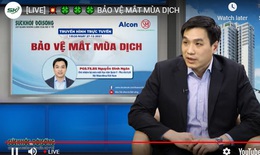 Bảo vệ mắt m&#249;a dịch đ&#250;ng c&#225;ch