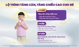 Calokid Gold giúp trẻ tăng chiều cao và cân nặng sau 4 tuần