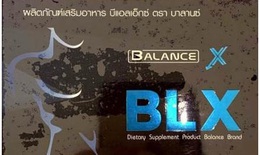 Phát hiện thực phẩm bảo vệ sức khoẻ BALANCE X có chứa chất gây rối loạn cương dương