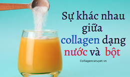 Sự khác nhau giữa collagen dạng nước - collagen dạng bột