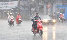 Cảnh báo mưa dông lớn ở Bắc Bộ, nội thành Hà Nội