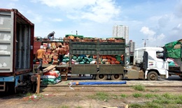 105 tấn nông sản chạy tàu đêm từ Hà Nội vào TP.HCM hỗ trợ người dân