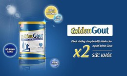 GoldenGout - Sữa non cho người bị Gout đầu ti&#234;n tại Việt Nam