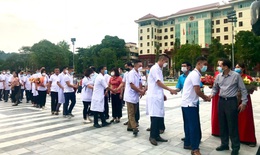 Lần thứ 3, Hà Giang tăng cường thầy thuốc đến TP. Hồ Chí Minh chống dịch COVID-19