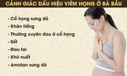 Giảm viêm đau họng khi mang thai, nói không với kháng sinh