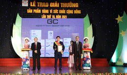 Gcoop Việt Nam vinh dự nhận giải thưởng "Sản phẩm vàng vì sức khỏe cộng đồng"