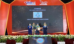 C&#244;ng ty Dược phẩm TV. Pharm đ&#243;n nhận  Cup vinh danh &quot;Top 10 C&#244;ng ty Dược Việt Nam uy t&#237;n năm 2021&quot;