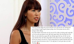 Vụ bé gái 8 tuổi bị bạo hành tử vong: Siêu mẫu Hà Anh lên tiếng xin lỗi vì phát ngôn về mẹ đẻ của bé