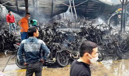 Nguyên nhân vụ cháy 500 xe máy của công nhân ở Nam Định