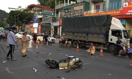 Danh tính 2 nạn nhân đi xe máy tử vong sau va chạm với xe bồn trên QL6