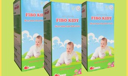 Siro tiêu hóa Fibo Kidy và Siro tiêu hóa Gấu em quảng cáo "nổ" giải quyết dứt điểm khó tiêu, táo bón ở trẻ