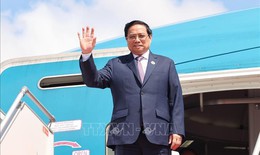 Thủ tướng Phạm Minh Chính về tới Hà Nội, kết thúc chuyến công tác tại Campuchia