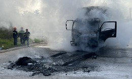 Vụ va chạm với xe tải khiến 1 người chết cháy: Thêm 1 nạn nhân tử vong