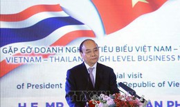 Chủ tịch nước Nguyễn Xuân Phúc gặp gỡ doanh nghiệp tiêu biểu Việt Nam - Thái Lan