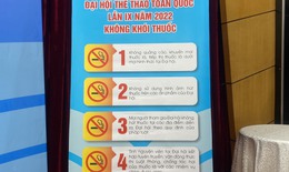 Nhấn mạnh thông điệp 'không khói thuốc' tại Đại hội Thể thao toàn quốc lần thứ IX