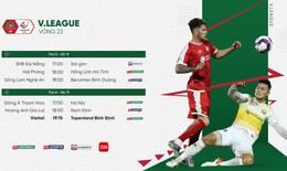 Lịch thi đấu V-League 2022 v&#242;ng 23: Nhiều đại chiến hai đầu bảng xếp hạng