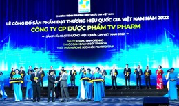 TV.PHARM thương hiệu ti&#234;u biểu được vinh danh Thương hiệu Quốc gia năm 2022