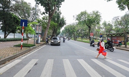 Cấm xe trên phố đi bộ Trần Nhân Tông và khu vực phụ cận vào cuối tuần