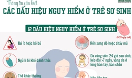 [Infographic] - Các dấu hiệu nguy hiểm ở trẻ sơ sinh