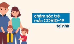 Hướng dẫn theo dõi và chăm sóc trẻ em mắc COVID-19 tại nhà