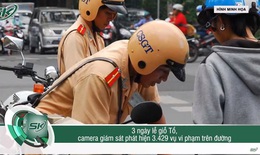 Camera phát hiện 3.429 vụ vi phạm giao thông, 37 người chết, cửa ngõ Hà Nội ùn tắc