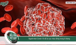 Người từng mắc Covid-19 có nguy cơ cao bị cục máu đông trong vòng 6 tháng sau khi khỏi bệnh